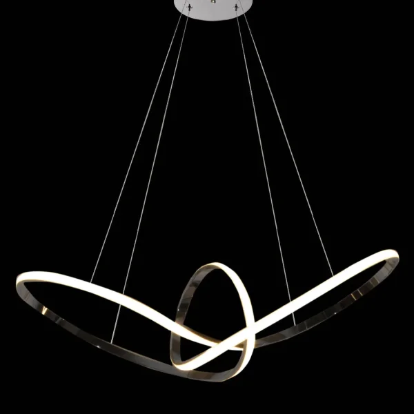 SUSPENSÃO LED 39W REGULÁVEL COR/INTENSIDADE CROMO OLIMPO