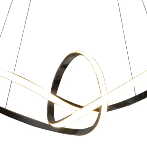 SUSPENSÃO LED 39W REGULÁVEL COR/INTENSIDADE CROMO OLIMPO