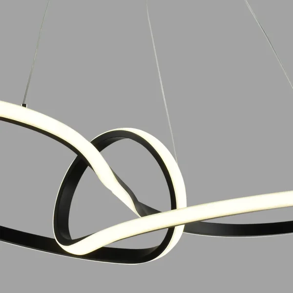 CANDEEIRO DE TECTO LED 39W REGULÁVEL COR/INTENSIDADE PRETO OLIMPO