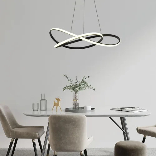 CANDEEIRO DE TETO LED 39W 4000K REGULÁVEL INTENSIDADE PRETO OLIMPO