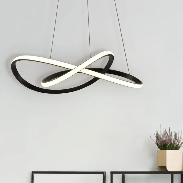 CANDEEIRO DE TETO LED 39W 4000K REGULÁVEL INTENSIDADE PRETO OLIMPO