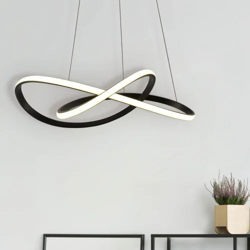 CANDEEIRO DE TETO LED 39W 4000K REGULÁVEL INTENSIDADE PRETO OLIMPO