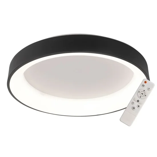 PLAFON LED FELICIANO 50W REGULÁVEL PRETO