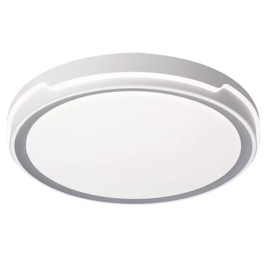 Plafon de tecto Led 53W Regulável Prata Charlestone | Lúzete 2