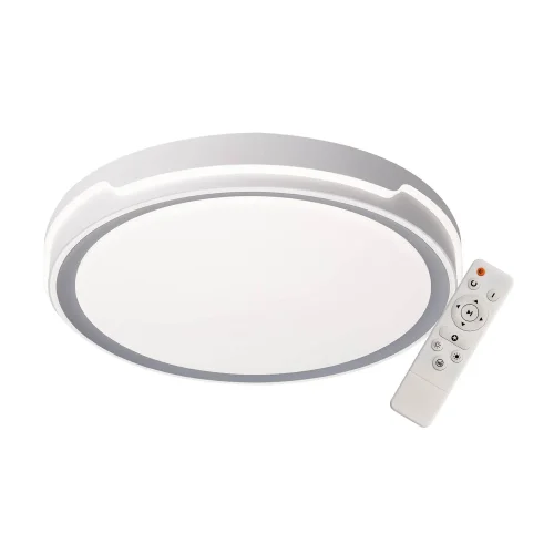 Plafon de tecto Led 53W Regulável Prata Charlestone | Lúzete