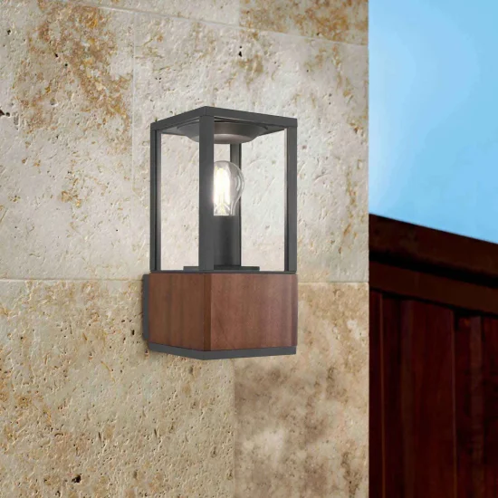 CANDEEIRO DE PAREDE EXTERIOR E27 IP44 OSIER