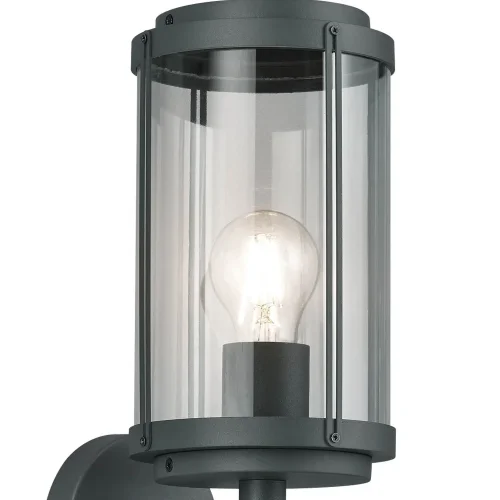 CANDEEIRO DE PAREDE EXTERIOR E27 IP44 ANTRACITE TRILLIUM