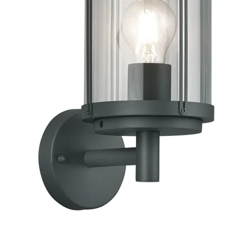 CANDEEIRO DE PAREDE EXTERIOR E27 IP44 ANTRACITE TRILLIUM