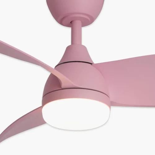 VENTOINHA DE TETO INFANTIL LED 17W 3 PÁS REGULÁVEL ROSA AERIS VENTOINHA DE TETO INFANTIL LED 17W 3 PÁS REGULÁVEL ROSA AERIS