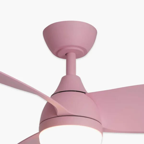 VENTOINHA DE TETO INFANTIL LED 17W 3 PÁS REGULÁVEL ROSA AERIS VENTOINHA DE TETO INFANTIL LED 17W 3 PÁS REGULÁVEL ROSA AERIS