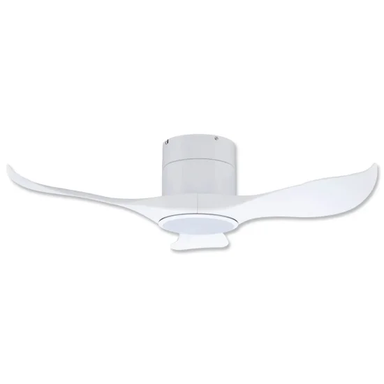 VENTOINHA DE TETO LED 18W 3 PÁS REGULÁVEL BRANCO ISELIN