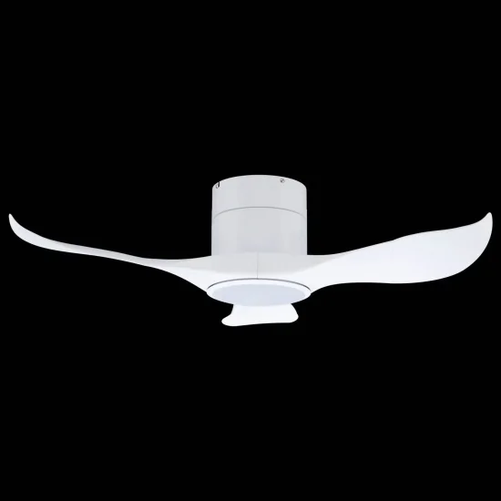 VENTOINHA DE TETO LED 18W 3 PÁS REGULÁVEL BRANCO ISELIN 2
