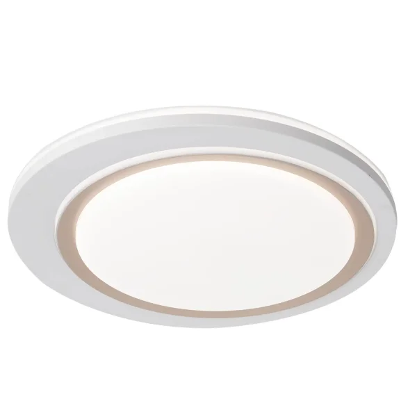 Plafon de teto LED 35W Regulável Branco Dourado Lumira| Lúzete