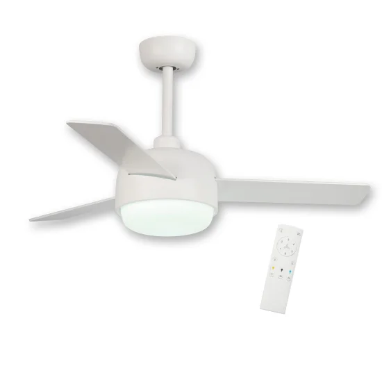 VENTILADOR DE TETO LED 24 W REGULÁVEL BRANCO RIVERDALE