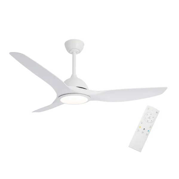 VENTOINHA DE TETO LED 17W REGULÁVEL 3 PÁS MOTOR DC BALSA