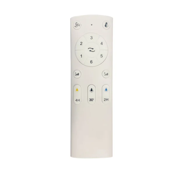 VENTILADOR DE TETO LED 24W REGULÁVEL PRETO COM 4 PAINÉIS PLEGÁVEIS GERALDTON