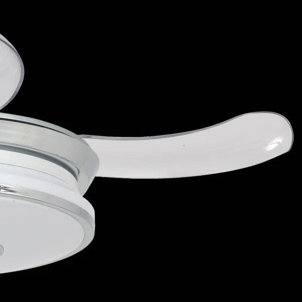 VENTOINHA DE TETO LED 29W REGULÁVEL PÁS RETRÁTEIS SKALDA