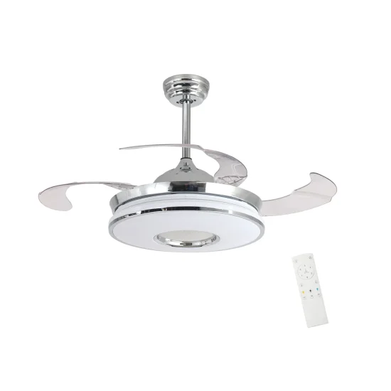 VENTOINHA DE TETO LED 29W REGULÁVEL PÁS RETRÁTEIS SKALDA