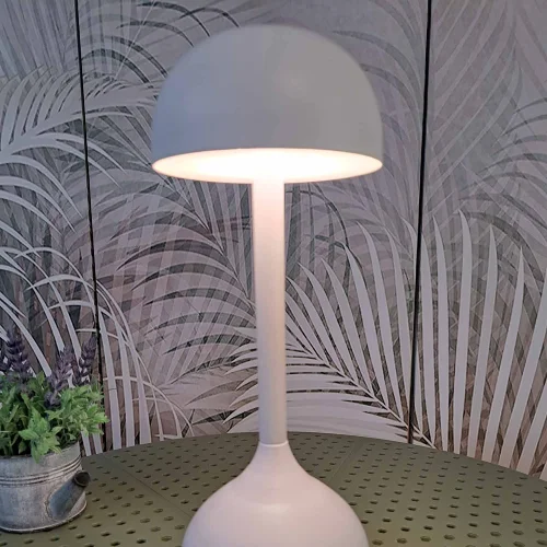 CANDEEIRO DE MESA LED RECARREGÁVEL SEM FIOS 203LM BRANCO IP44 SOLEA CANDEEIRO DE MESA LED RECARREGÁVEL SEM FIOS 203LM BRANCO IP44 SOLEA