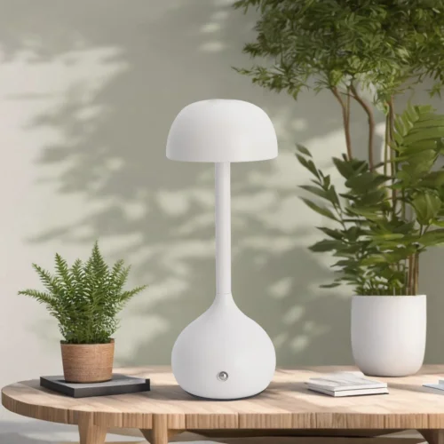 CANDEEIRO DE MESA LED RECARREGÁVEL SEM FIOS 203LM BRANCO IP44 SOLEA CANDEEIRO DE MESA LED RECARREGÁVEL SEM FIOS 203LM BRANCO IP44 SOLEA