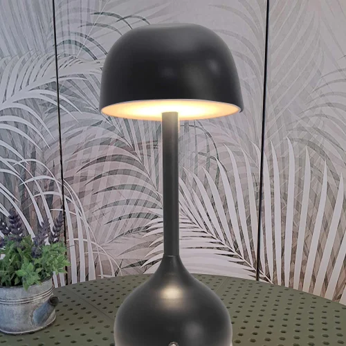 CANDEEIRO DE MESA LED RECARREGÁVEL SEM FIOS 203LM PRETO IP44 SOLEA CANDEEIRO DE MESA LED RECARREGÁVEL SEM FIOS 203LM PRETO IP44 SOLEA