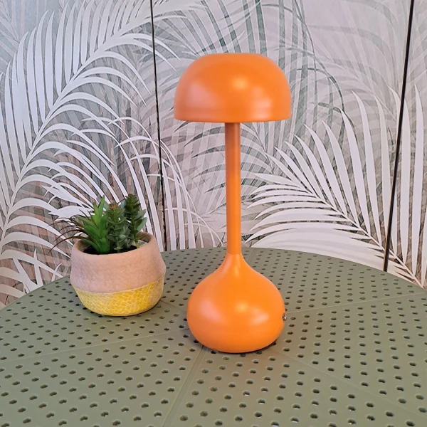 CANDEEIRO DE MESA LED RECARREGÁVEL SEM FIOS 203LM TERRACOTA IP44 SOLEA CANDEEIRO DE MESA LED RECARREGÁVEL SEM FIOS 203LM TERRACOTA IP44 SOLEA