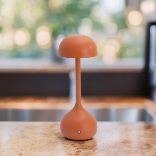 CANDEEIRO DE MESA LED RECARREGÁVEL SEM FIOS 203LM TERRACOTA IP44 SOLEA CANDEEIRO DE MESA LED RECARREGÁVEL SEM FIOS 203LM TERRACOTA IP44 SOLEA