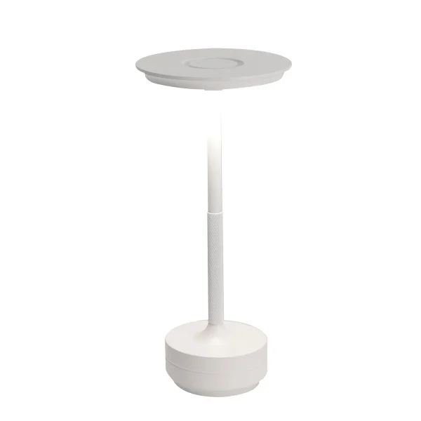 CANDEEIRO DE MESA LED RECARREGÁVEL SEM FIOS 213LM BRANCO IP44 ESTIVA CANDEEIRO DE MESA LED RECARREGÁVEL SEM FIOS 213LM BRANCO IP44 ESTIVA