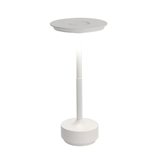 CANDEEIRO DE MESA LED RECARREGÁVEL SEM FIOS 213LM BRANCO IP44 ESTIVA CANDEEIRO DE MESA LED RECARREGÁVEL SEM FIOS 213LM BRANCO IP44 ESTIVA
