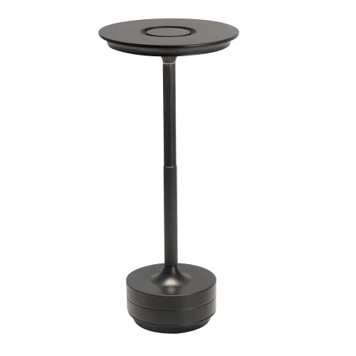 CANDEEIRO DE MESA LED RECARREGÁVEL SEM FIOS 213LM PRETO IP44 ESTIVA