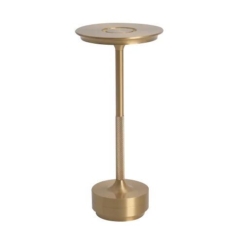 CANDEEIRO DE MESA LED RECARREGÁVEL SEM FIOS 213LM DOURADO IP44 ESTIVA CANDEEIRO DE MESA LED RECARREGÁVEL SEM FIOS 213LM DOURADO IP44 ESTIVA