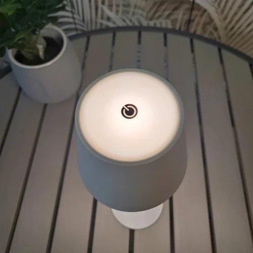 CANDEEIRO DE MESA LED RECARREGÁVEL SEM FIOS 229LM BRANCO IP44 SIRANA CANDEEIRO DE MESA LED RECARREGÁVEL SEM FIOS 229LM BRANCO IP44 SIRANA