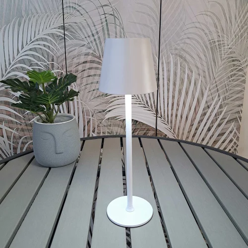 CANDEEIRO DE MESA LED RECARREGÁVEL SEM FIOS 229LM BRANCO IP44 SIRANA CANDEEIRO DE MESA LED RECARREGÁVEL SEM FIOS 229LM BRANCO IP44 SIRANA