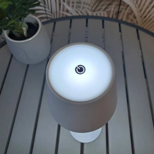 CANDEEIRO DE MESA LED RECARREGÁVEL SEM FIOS 229LM BRANCO IP44 SIRANA CANDEEIRO DE MESA LED RECARREGÁVEL SEM FIOS 229LM BRANCO IP44 SIRANA