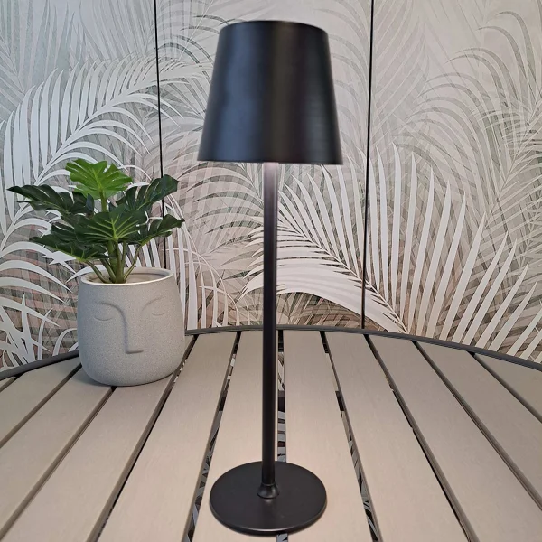 CANDEEIRO DE MESA LED RECARREGÁVEL SEM FIOS 229LM PRETO IP44 SIRANA CANDEEIRO DE MESA LED RECARREGÁVEL SEM FIOS 229LM PRETO IP44 SIRANA