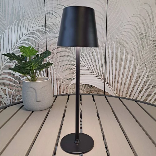 CANDEEIRO DE MESA LED RECARREGÁVEL SEM FIOS 229LM PRETO IP44 SIRANA CANDEEIRO DE MESA LED RECARREGÁVEL SEM FIOS 229LM PRETO IP44 SIRANA