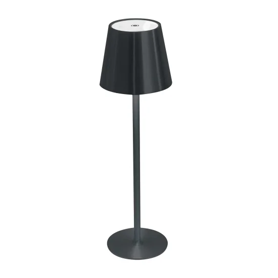 CANDEEIRO DE MESA LED RECARREGÁVEL SEM FIOS 229LM PRETO IP44 SIRANA 2