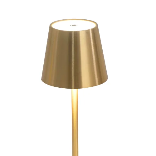 CANDEEIRO DE MESA LED RECARREGÁVEL SEM FIOS 229LM DOURADO IP44 SIRANA CANDEEIRO DE MESA LED RECARREGÁVEL SEM FIOS 229LM DOURADO IP44 SIRANA