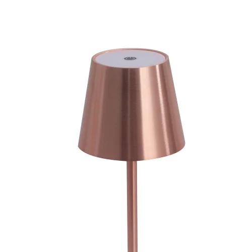 CANDEEIRO DE MESA LED RECARREGÁVEL SEM FIOS 229LM DOURADO ROSÉ IP44 SIRANA CANDEEIRO DE MESA LED RECARREGÁVEL SEM FIOS 229LM DOURADO ROSÉ IP44 SIRANA