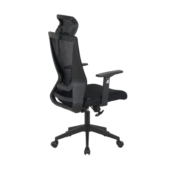 CADEIRA DE ESCRITÓRIO PRETA SITWELL