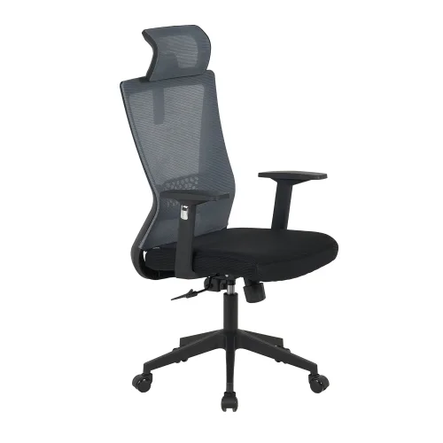 CADEIRA DE ESCRITÓRIO CINZENTA/PRETA SITWELL