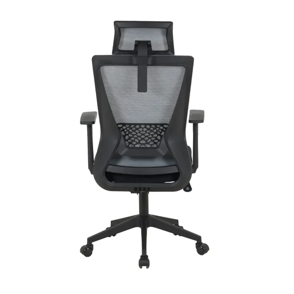 CADEIRA DE ESCRITÓRIO CINZENTA/PRETA SITWELL