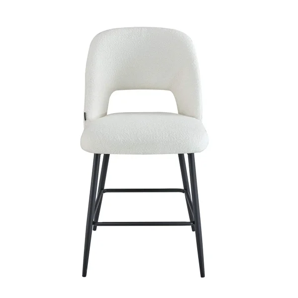 BANCO ESTOFADO BRANCO EBONY