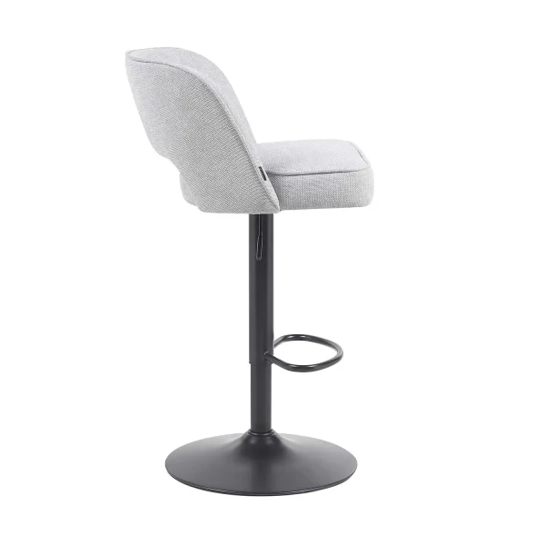 BANCO ALTO ESTOFADO CINZENTO CLARO LISBOA