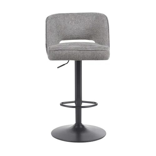 BANCO ALTO ESTOFADO CINZENTO ESCURO LISBOA