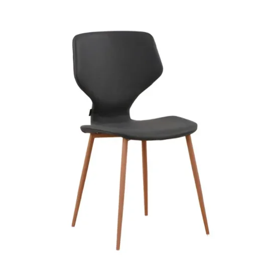 CADEIRA UPPLAND PU CINZENTO MARENGO PERNAS COR FAIA 2