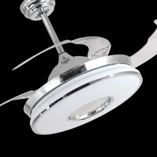 VENTOINHA DE TETO LED 32W 4 PÁS RETRÁTEIS WAKANA