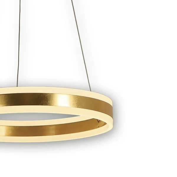 CANDEEIRO DE TETO LED 37W 3000K-6000K DOURADO ISADORA