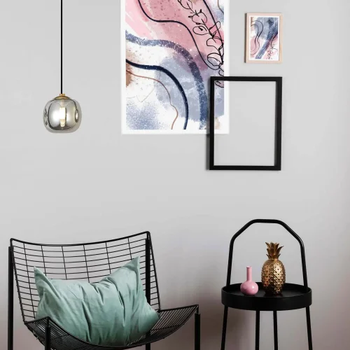 CANDEEIRO DE TETO 1 LUZ TULIPA FUMÉ Ø12CM G9 NICOLETTA