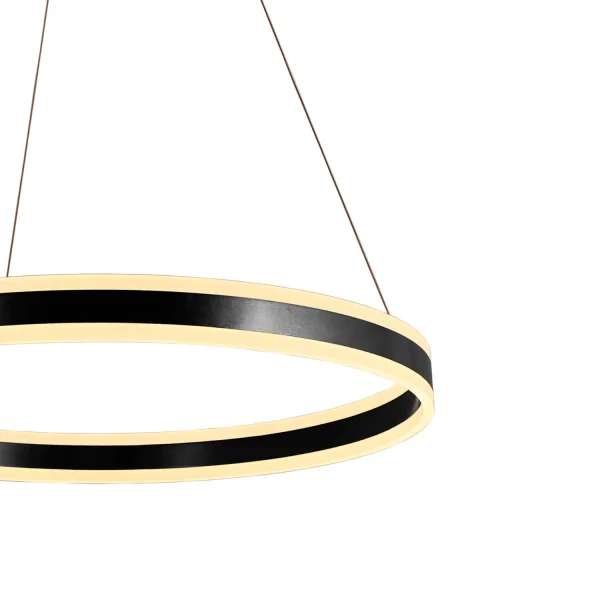 CANDEEIRO DE TETO LED 51W 3000K-6000K PRETO ISADORA